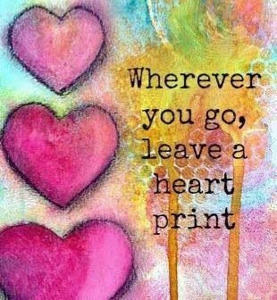 Leave A Heart Print